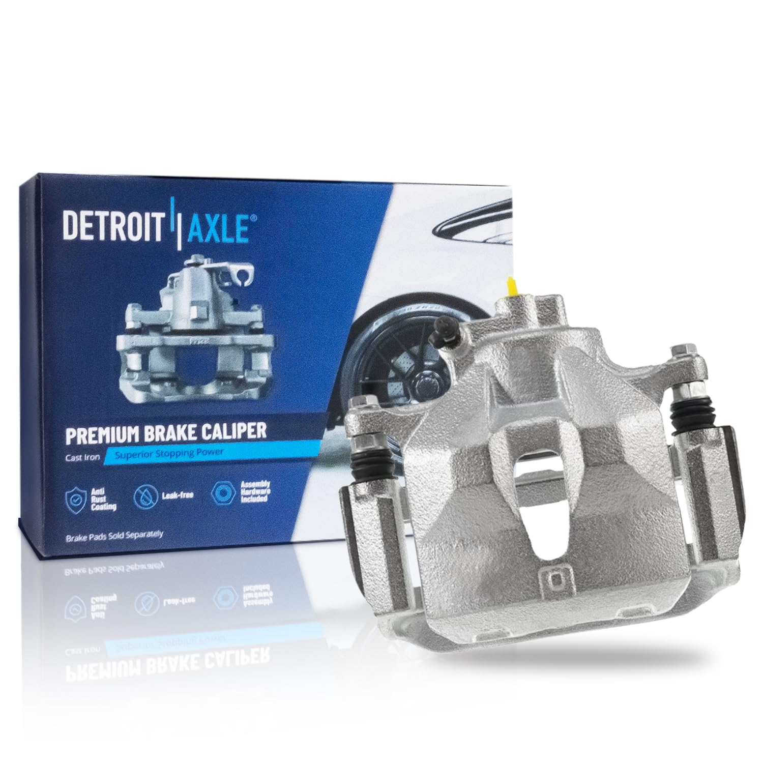 Detroit Axle - Front Right Brake Caliper w/Bracket for 05-06 Toyota Camry