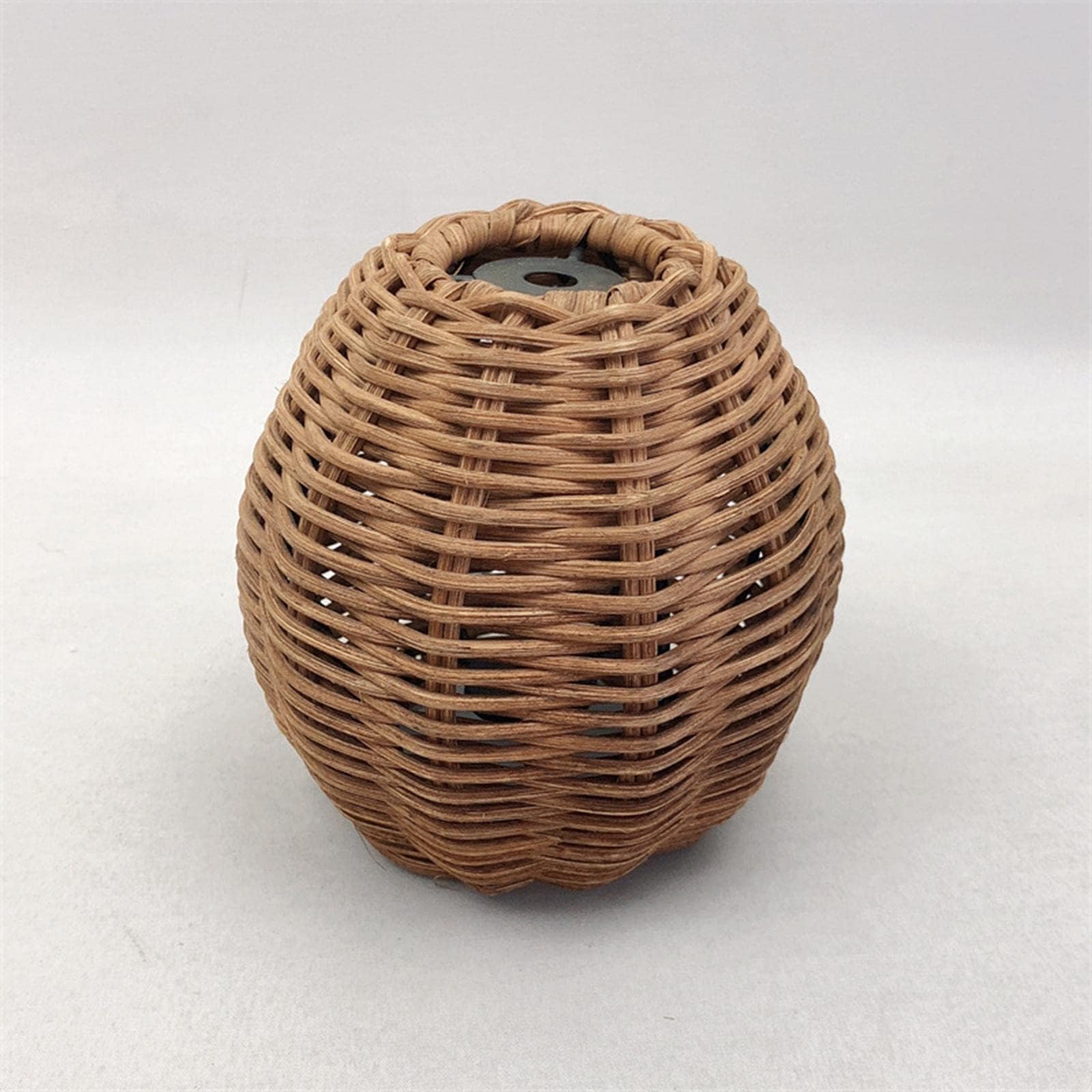 ATORSE® Rattan Lampshade Lamp Shade Table Lamp Base For Living Room Desktop Bedside S Brown