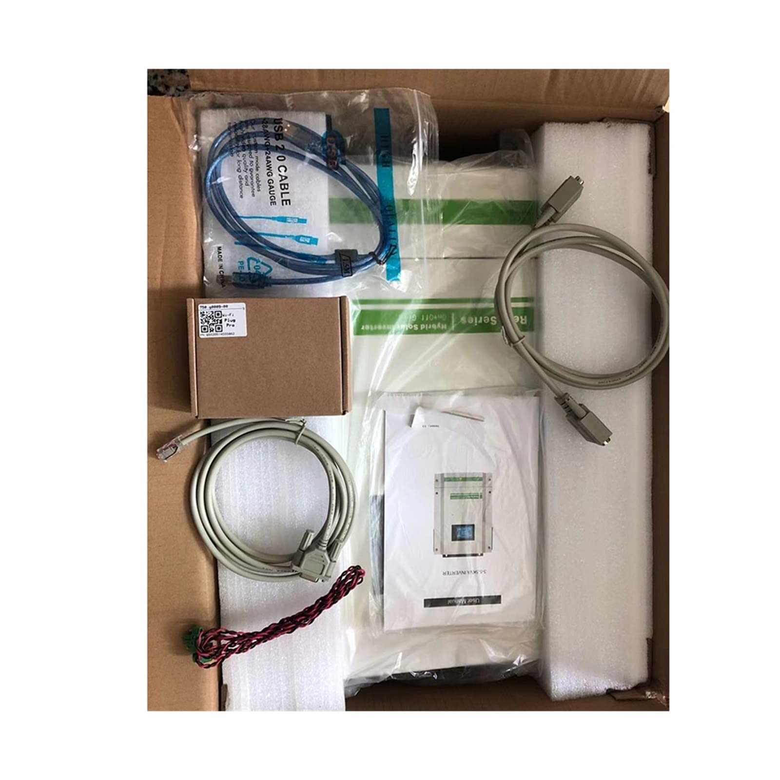 Inverter solari 5500W 220/230VAC ON.OFF Inverter solare sinusoidale legato alla rete con regolatore di carica MPPT 90A 48VDC con funzione parallela Wi-Fi ( Color : 5500W-WIFI-Paral-CT , Size : 48V )