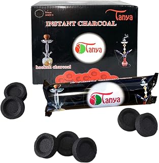 1 Box of 100pcs Instant Lite Disk Coal Zebra Smoke Easy Quick Lighting Charcoal for Hookah -33mm