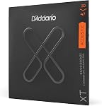 D'Addario Guitar Strings - XT 80/20 Bronze Coated Acoustic Guitar Strings - XTABR1356 - Extended String Life with Natural Tone & Feel - For 6 String Guitars - 13-56 Medium