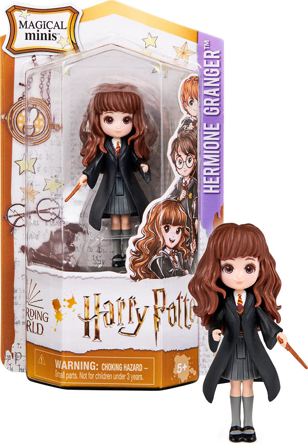 Wizarding World Magical Minis Collectible 3-inch Hermione Granger Figure, Kids Toys for Girls and Boys Ages 5 and up