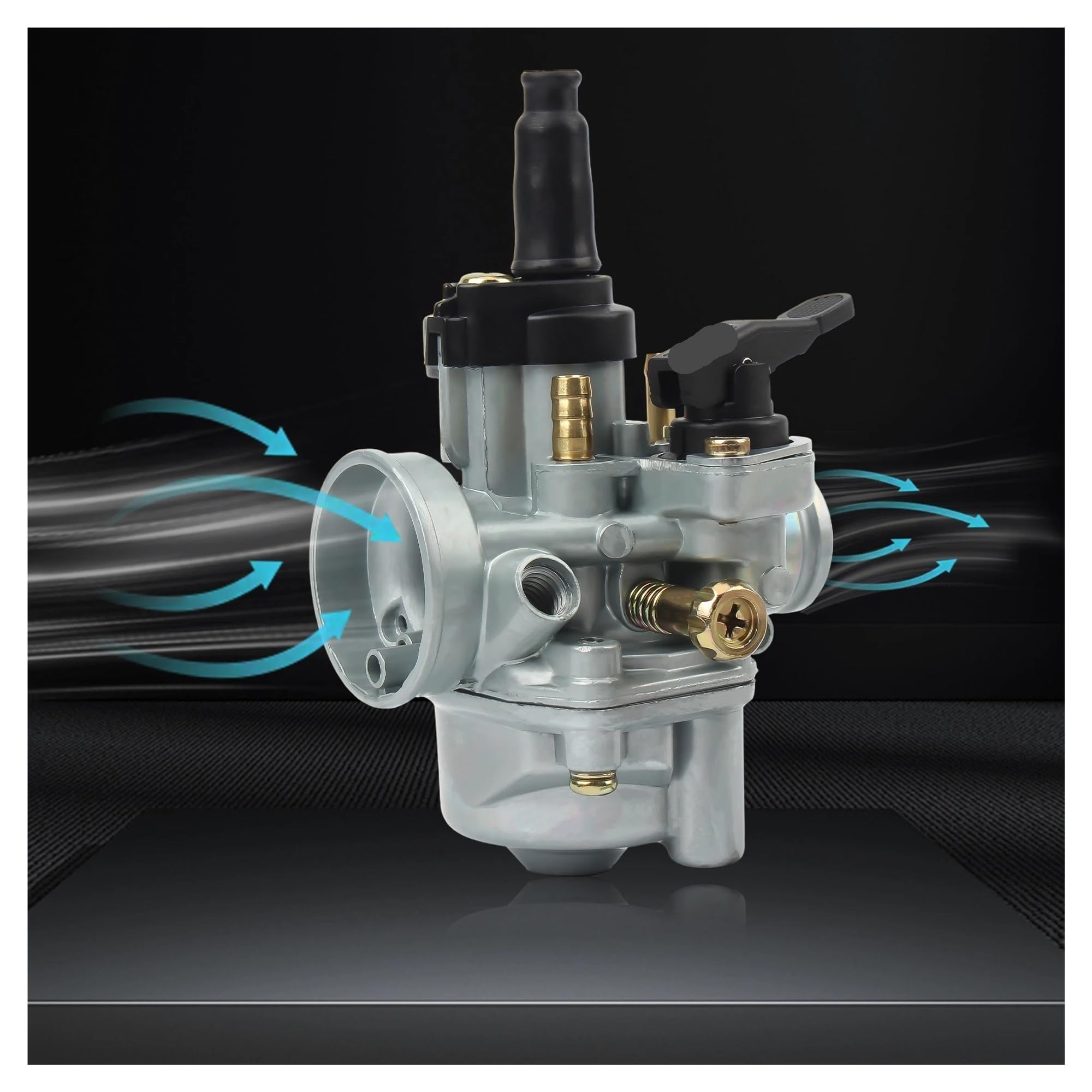 Carburador de motocicleta Para Dellorto PHVA 17,5 ED para Aprilia, Para Piaggio,Para Derbi, Para Vespa, motor 50cc 2 tiempos