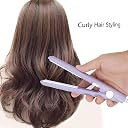 Somnandi Mini Hair Straightener for Women & Teens – Portable Ceramic Flat Iron for Travel, Quick Heat, Lightweight Pocket Size Hair Tool for Girls, Short Hair Styling (multicolor) gallery image