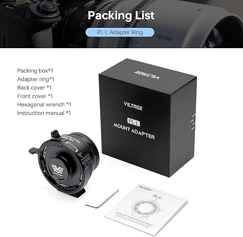 Vista 76 de VILTROX Adaptador de lente EF-M1 Pro, adaptador de montaje en anillo de enfoque automático, convertidor de lente con bloqueo de seguridad compatible