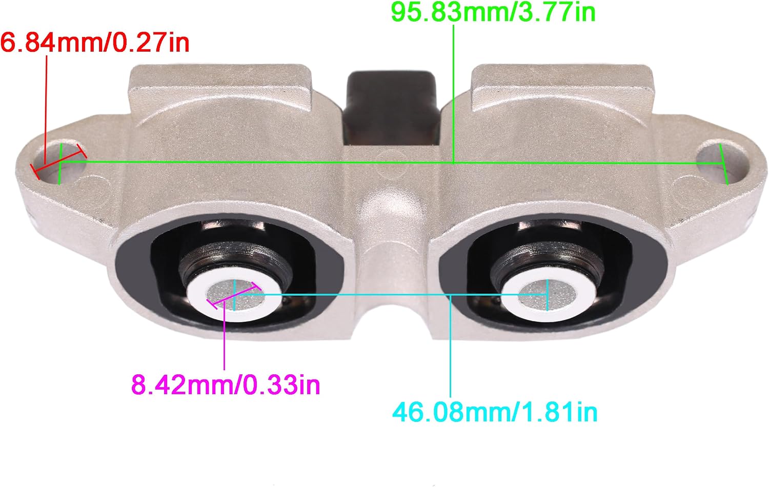 SouthMarine Outboard Engine 68T-44517-00-00 68T-44517-10-00 68T-44517-00-94 68T-44517-10-94 Rubber Mount Damper Upper Side for Yamaha 8HP 9.9HP F8 F9.9 Shock Absorber