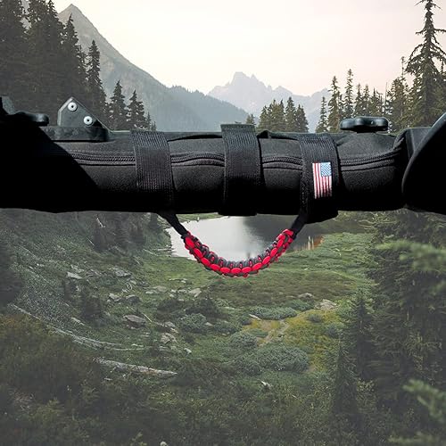 Vista 113 de 4 asas de agarre de barra antivuelco compatibles con Jeep Wrangler JLU JK JKU TJ YJ LJ JT JL y Gladiator JT 1987-2021 UTV y ATV, se adapta a barras