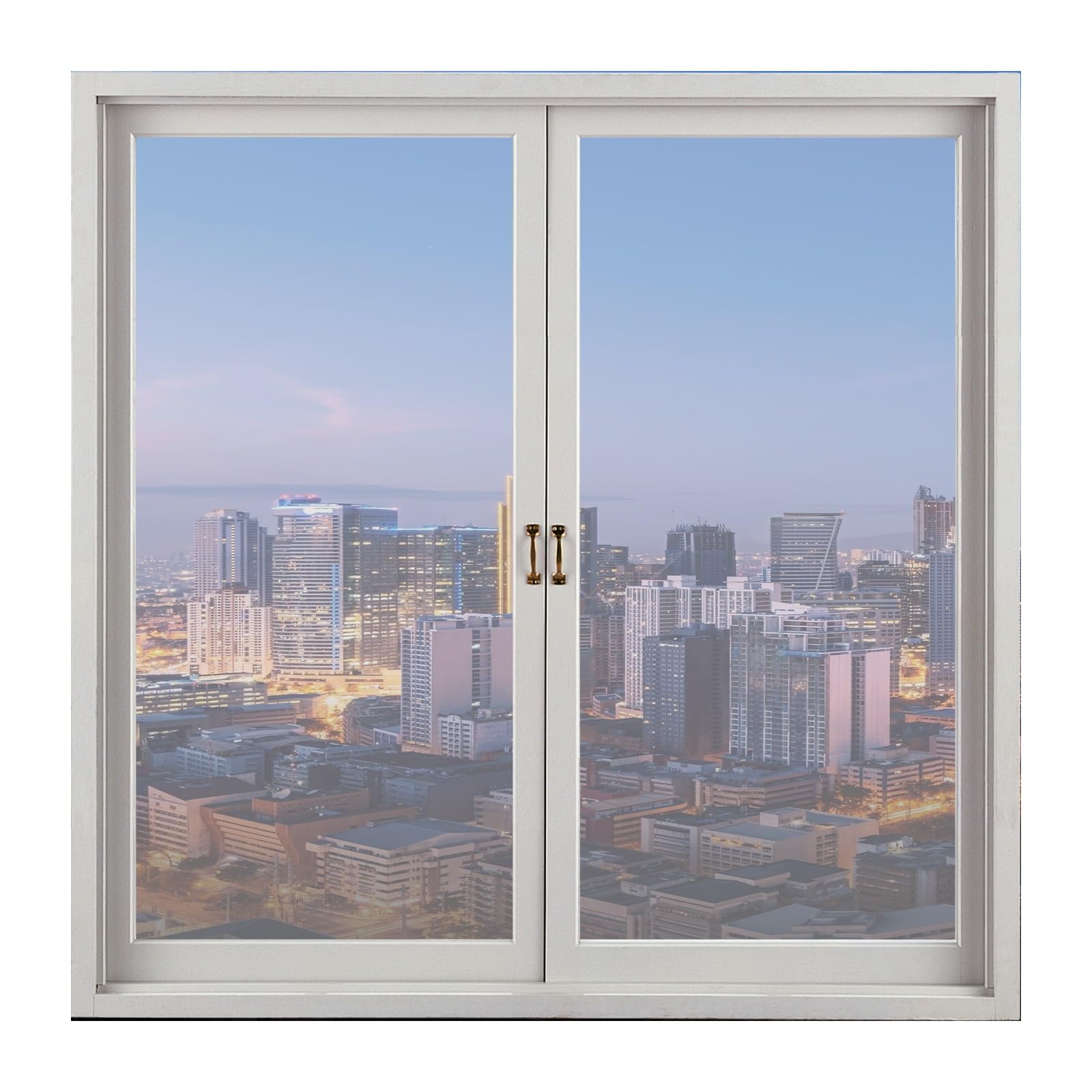 Película de Ventana de Privacidad 120 x 300 cm con UV y Protección contra El Calor Oscurecedor Película de Privacidad para Ventanas para Hogar Oficina Tienda, Plata