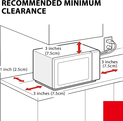Miniatura 9 de Toshiba EM131A5C-BS - Horno de microondas con sensor inteligente, 1100 W, 1.2 pies cúbicos, acero inoxidable negro, Estándar