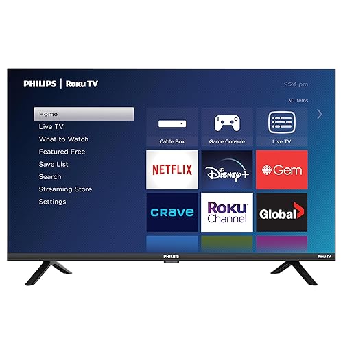 Philips Roku TV 32" HD 720p LED-LCD Smart TV (32PFL4674/F6), Alexa Compatible