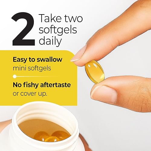 Miniatura 5 de LABO Nutrition OmaxPure DHA Omega 3 Aceite de pescado  Suplemento de ácidos grasos rTG Omega 3 de alta resistencia con DHA y EPA - para cerebro,