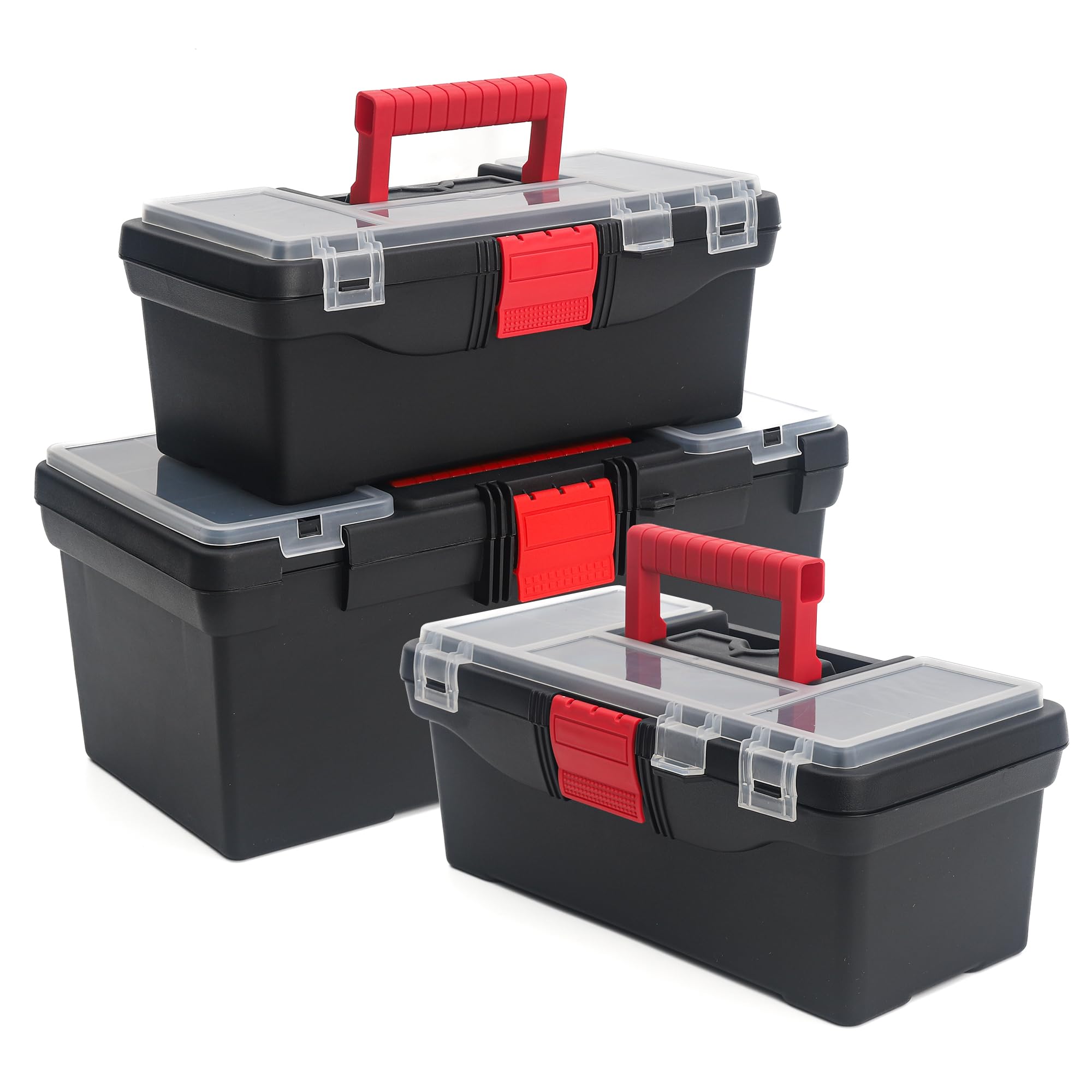 simpa 3PC Organiser Set: Includes a 16" Toolbox, 13" & 10" Tool Organiser