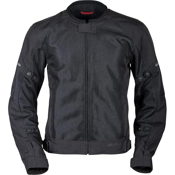 Pilot Motosport men's Slate Air Mesh Motorcycle Jacket, BLACK