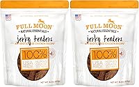 Vista 24 de Full Moon, Essentials Beef Jerky Tenders - Golosinas naturales de carne seca de reses criadas al aire libre para perros, ingredientes de grado