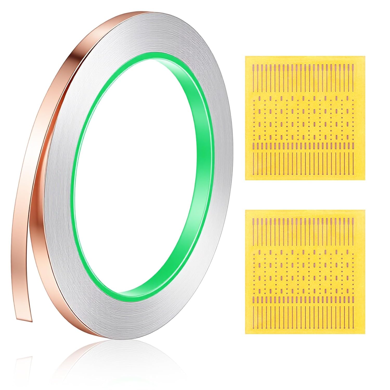 Amaxiu PCB Trace Repair Kit, 2Pcs 208 Dot Repair Spots Pads with 20m Tape