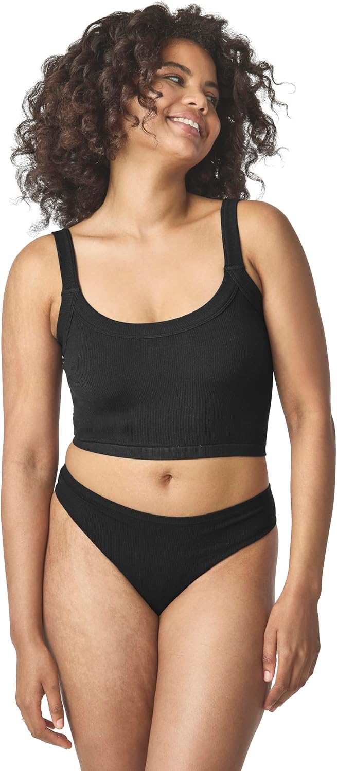 Florence by Mills Womens Softie Seamless Ribbed Bralette