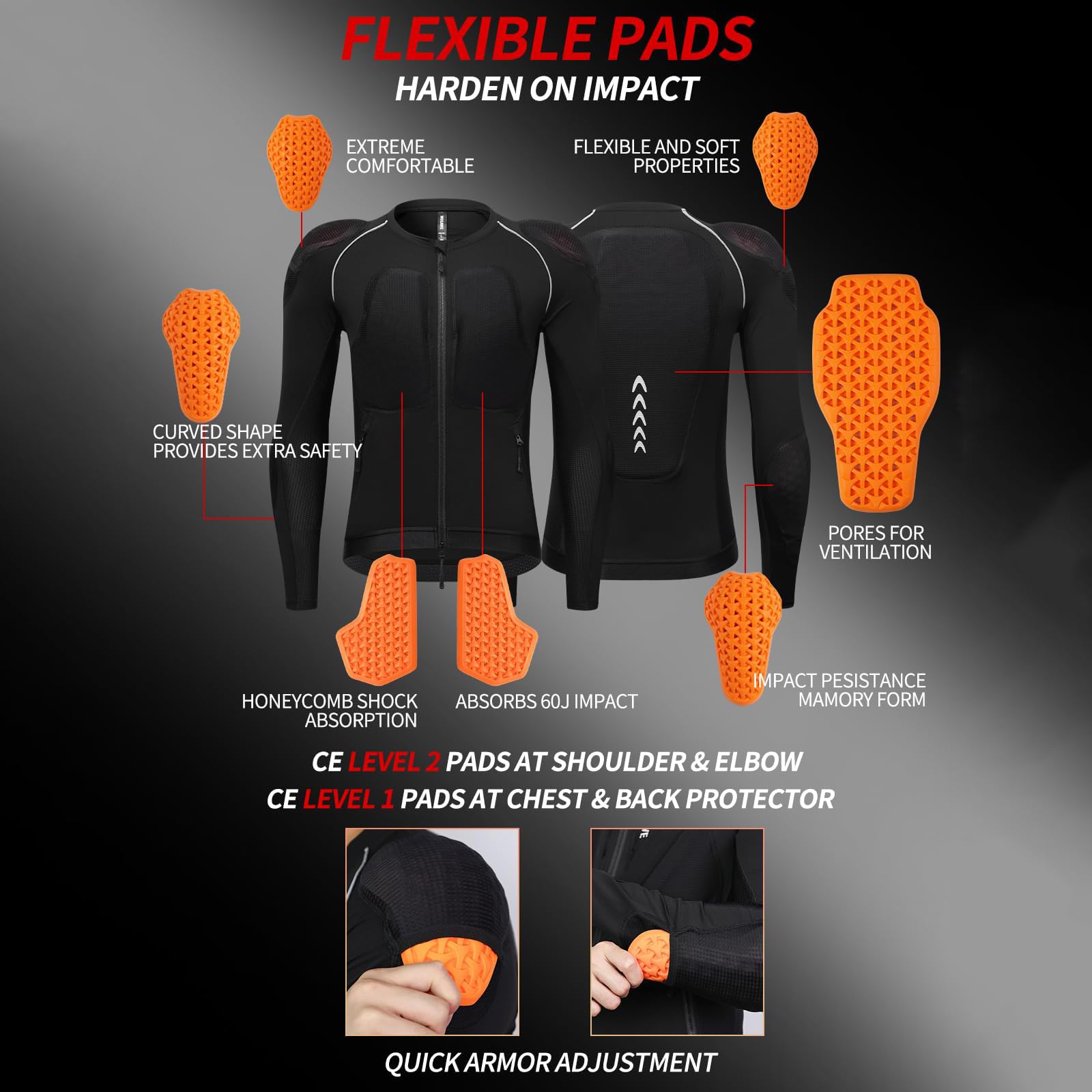 Completo Giacca Moto Uomo e Pantaloni con Protezioni CE, Tuta Moto Estiva in Mesh Traspirante per Motociclista, Pantaloni Cargo Leggeri Riflettenti Abbigliamento di Sicurezza