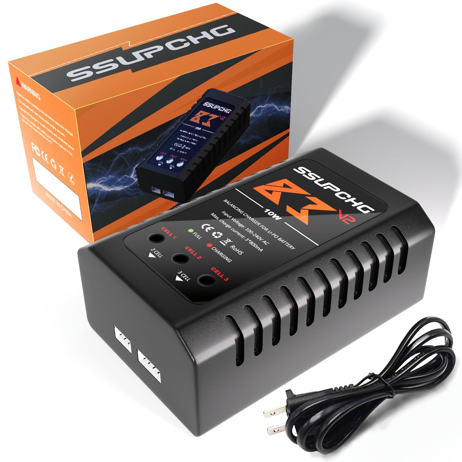 SSUPCHG Battery Charger for 2S 3S LiPo Battery
