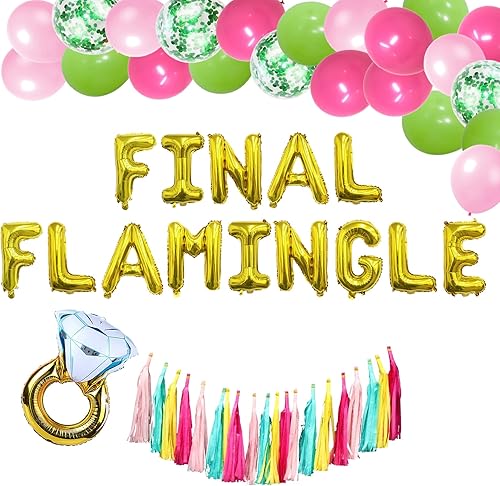 Decoraciones para despedida de soltera de flamingle, decoración de fiesta de despedida de soltera, playa tropical, despedida de soltera, fiesta en