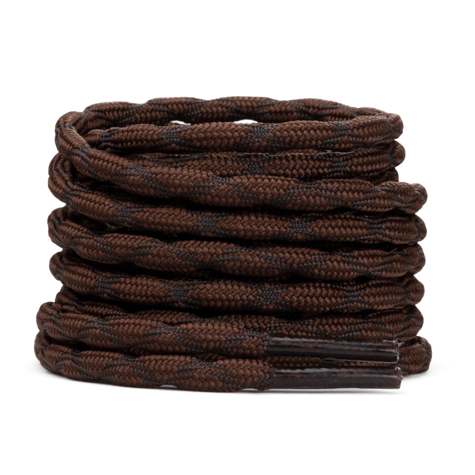 Stepace 2 Pares Cordones Redondos 4,5mm para Botas de Senderismo, Montaña y Trabajo, Cordones de Nylon Resistentes para Trekking