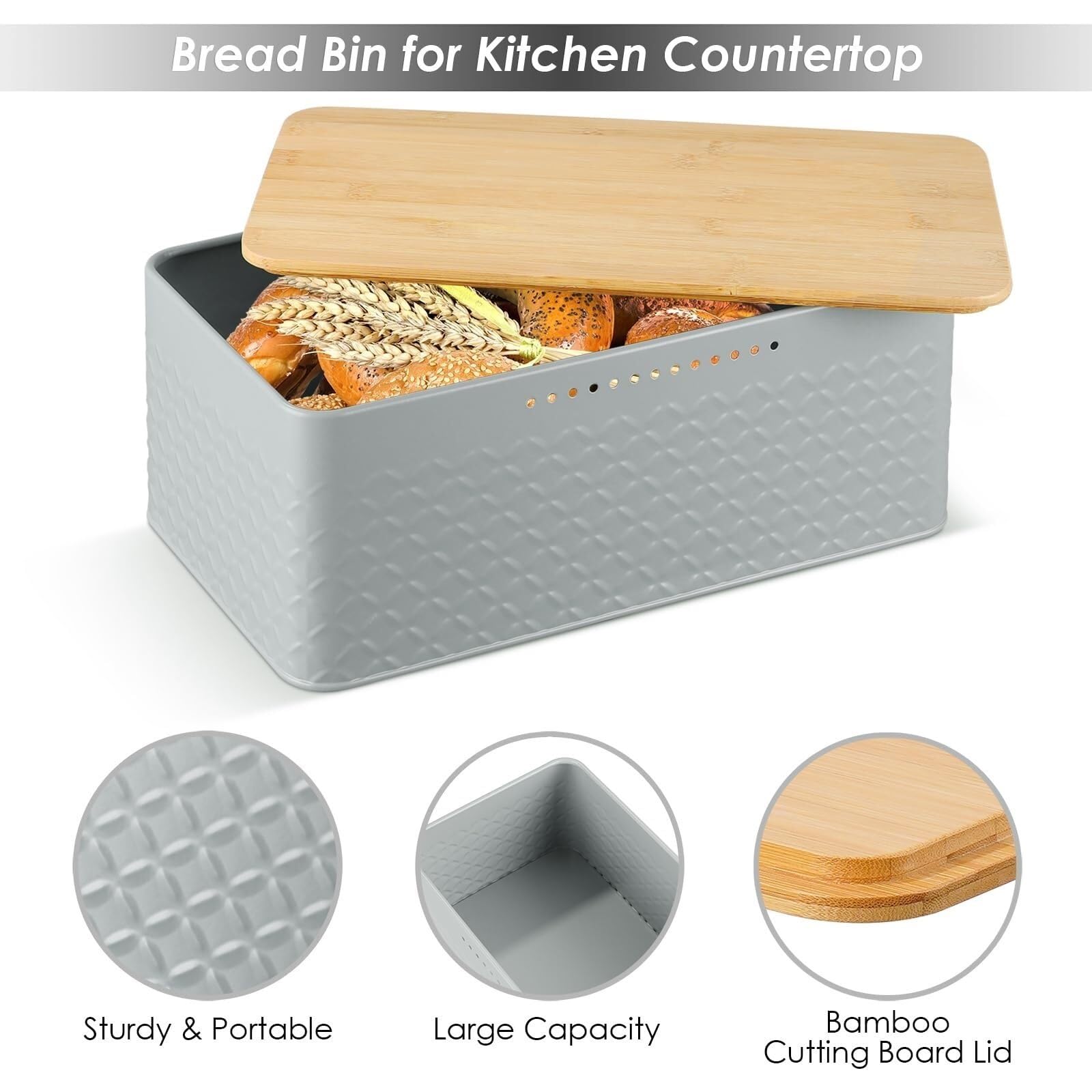 Amazon.co.jp: ブレッドケース パンケース 食パンケース パン箱 パン箱
