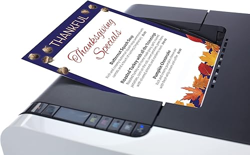 Miniatura 5 de Great Papers! Thankful Holiday Stationery - Membrete con membrete, 8.5 x 11 pulgadas, 50 unidades (2021119)