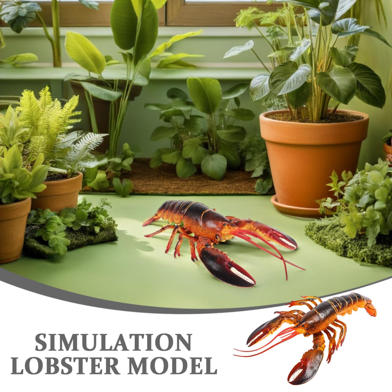 BESPORTBLE Realistic Lobster Model Artificial Lobster Figurine for Educational Use Aquarium Decoration and Home Decor Lobster Simulation - Image 4