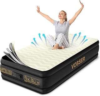 Twin Twin Air Mattress with Built-in Pump