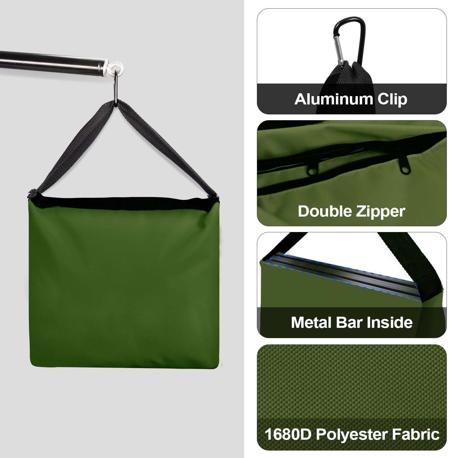 EMART Heavy Duty Sandbag Studio Weight Bag Saddlebag Design Photography