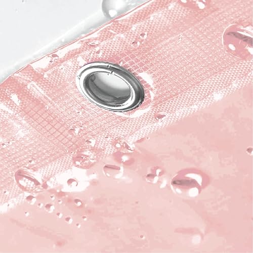 Miniatura 9 de Home Expressions Forro magnético de PEVA para cortina de ducha de 70 x 72 pulgadas (transparente)