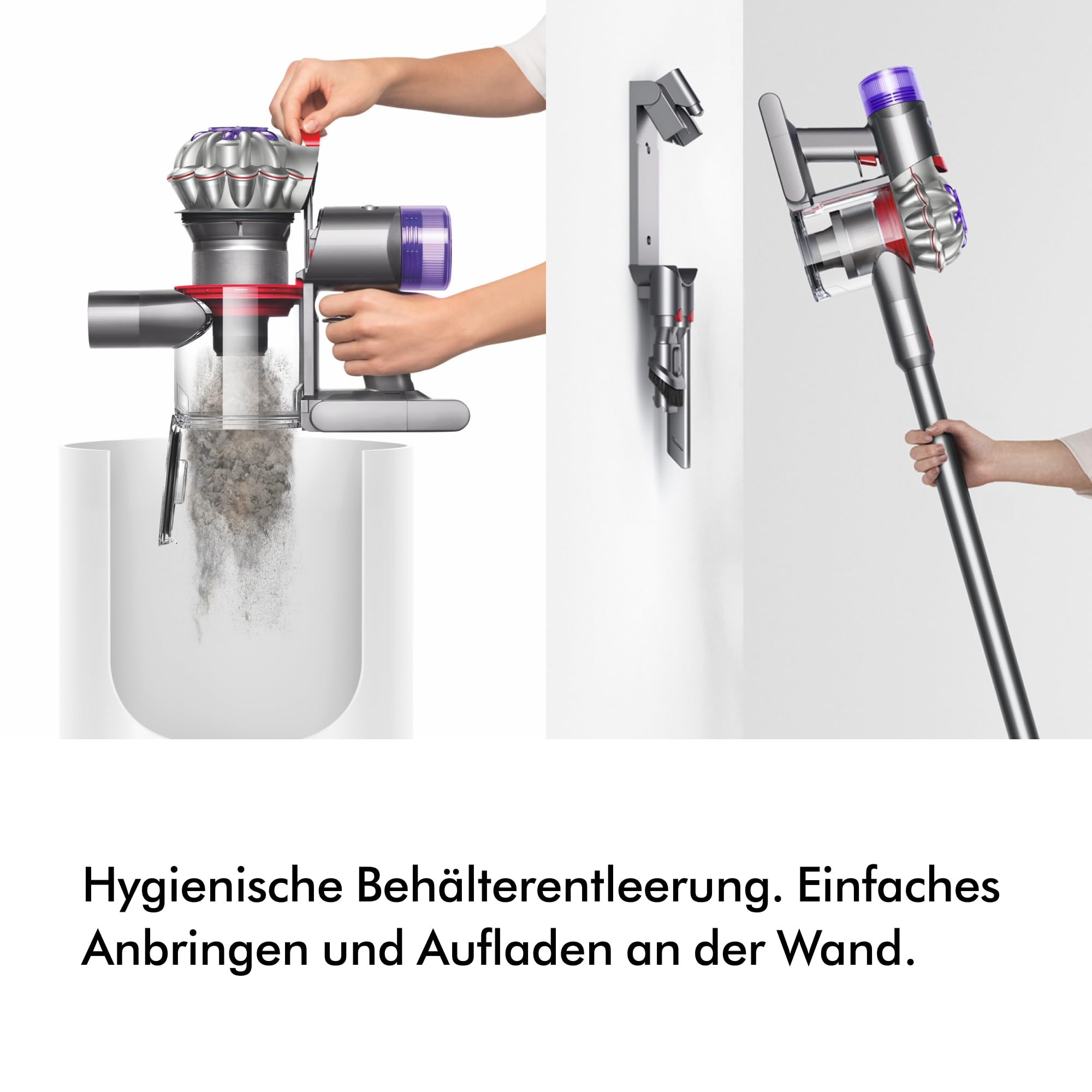 Dyson V8 Origin Kabelloser Staubsauger 2026, 130 AW, bis zu 40 Min Laufzeit, Motorbar mit Haarentwirrungstechnologie, Hand- und Bodenstaubsauger 2026