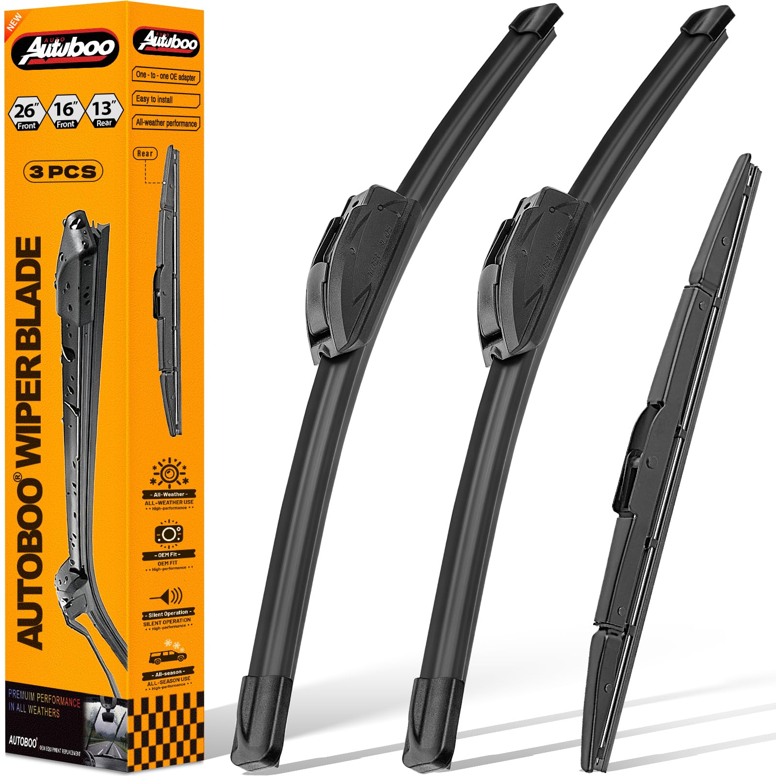 AUTOBOO Wiper Blades