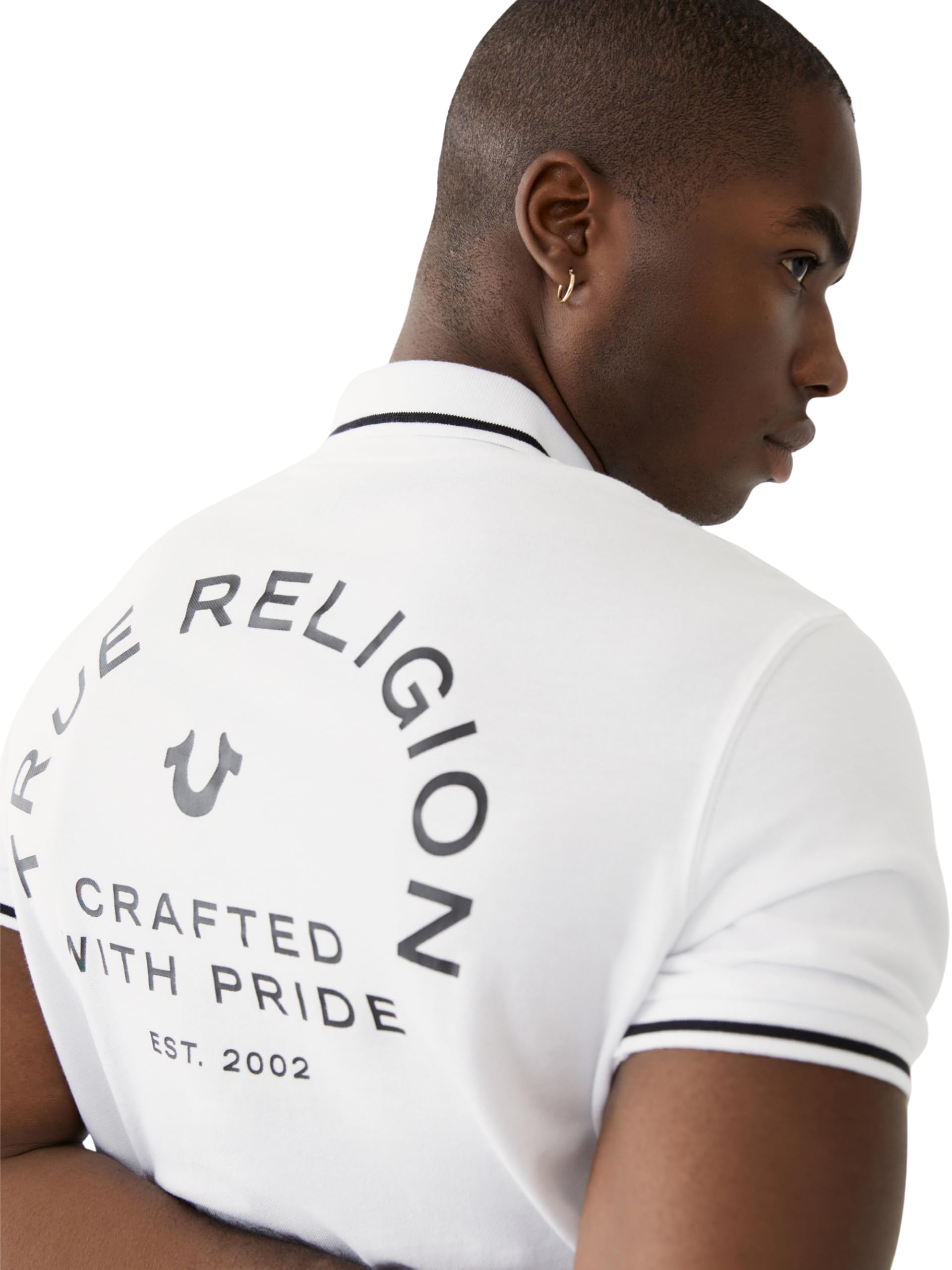 True Religion Crafted with Pride Polo Polo Shirt Hombre (Pack de 1)