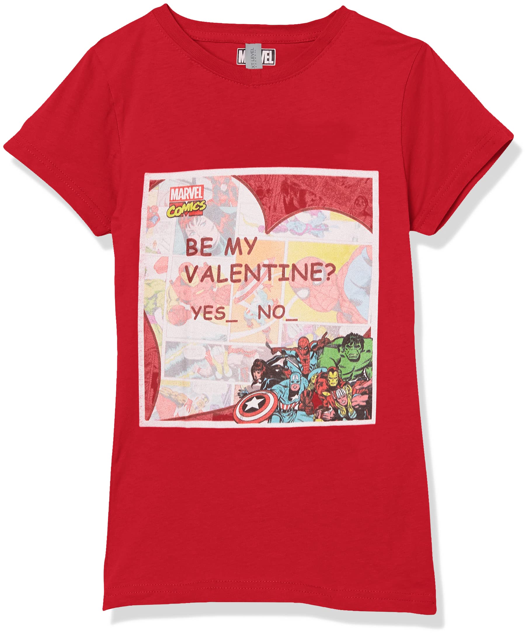T-shirt Marvel fille rouge taille L idéal comme cadeau de Saint-Valentin - 3
