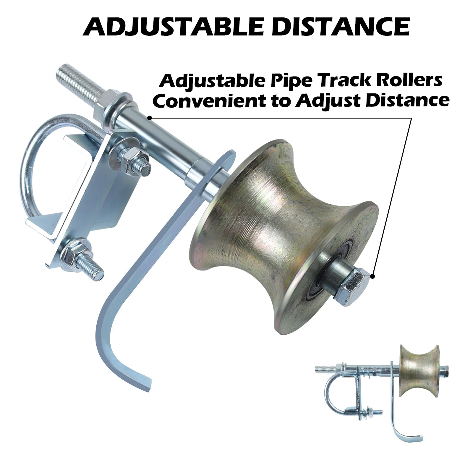 Chain Link Gate Rollers Rolling Gate Hardware Kit For Chain Link Sliding  Gates – Complete Installation Set 4 Inch Gate Valves