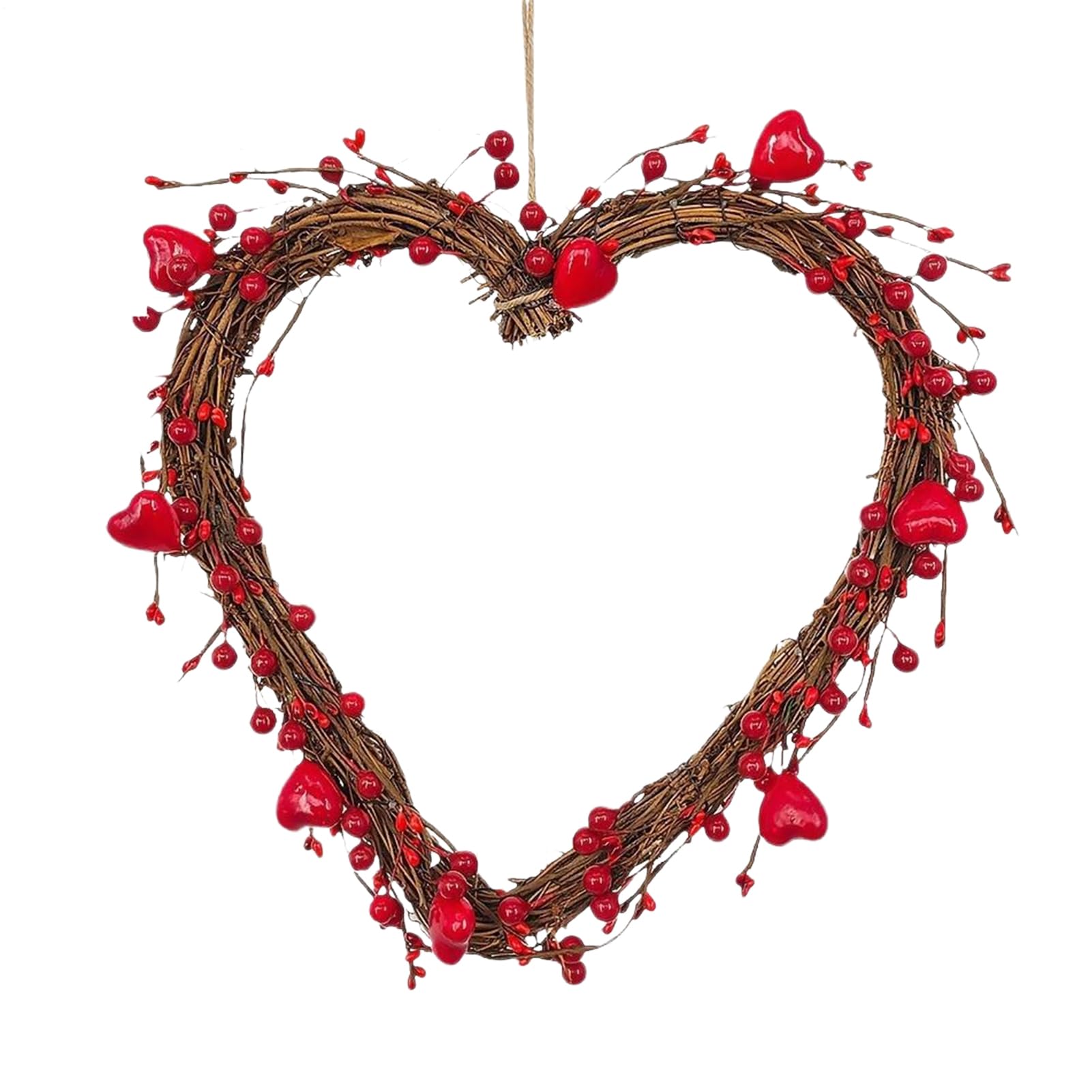 Couronne de Saint-Valentin pour porte et fenêtre de maison
