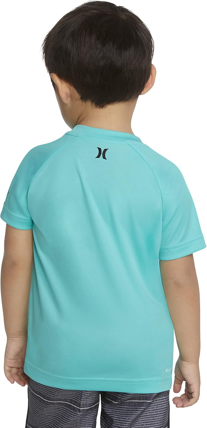 Hurley Boy's Icon UPF 50+ Rash Guard Swim Shirt - Image 4