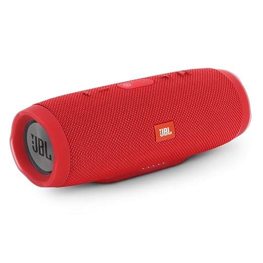 JBL Charge 3 Waterproof Portable Bluetooth Speaker (Black), 1