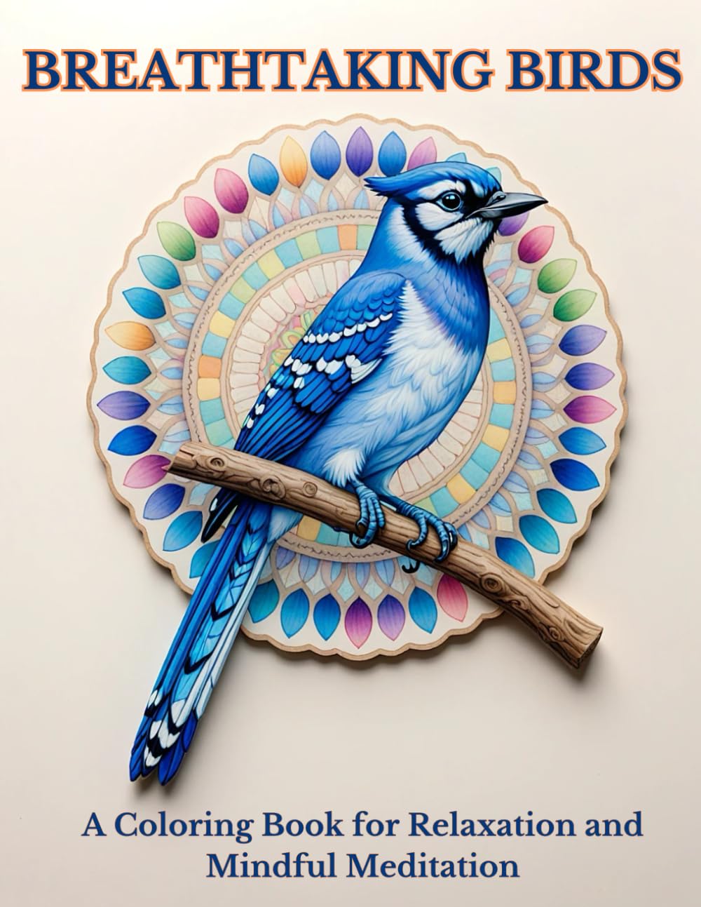 Breathtaking Birds: A Coloring Book for Relaxation and Mindful Meditation (Animals and Flowers with Mandalas Coloring)
