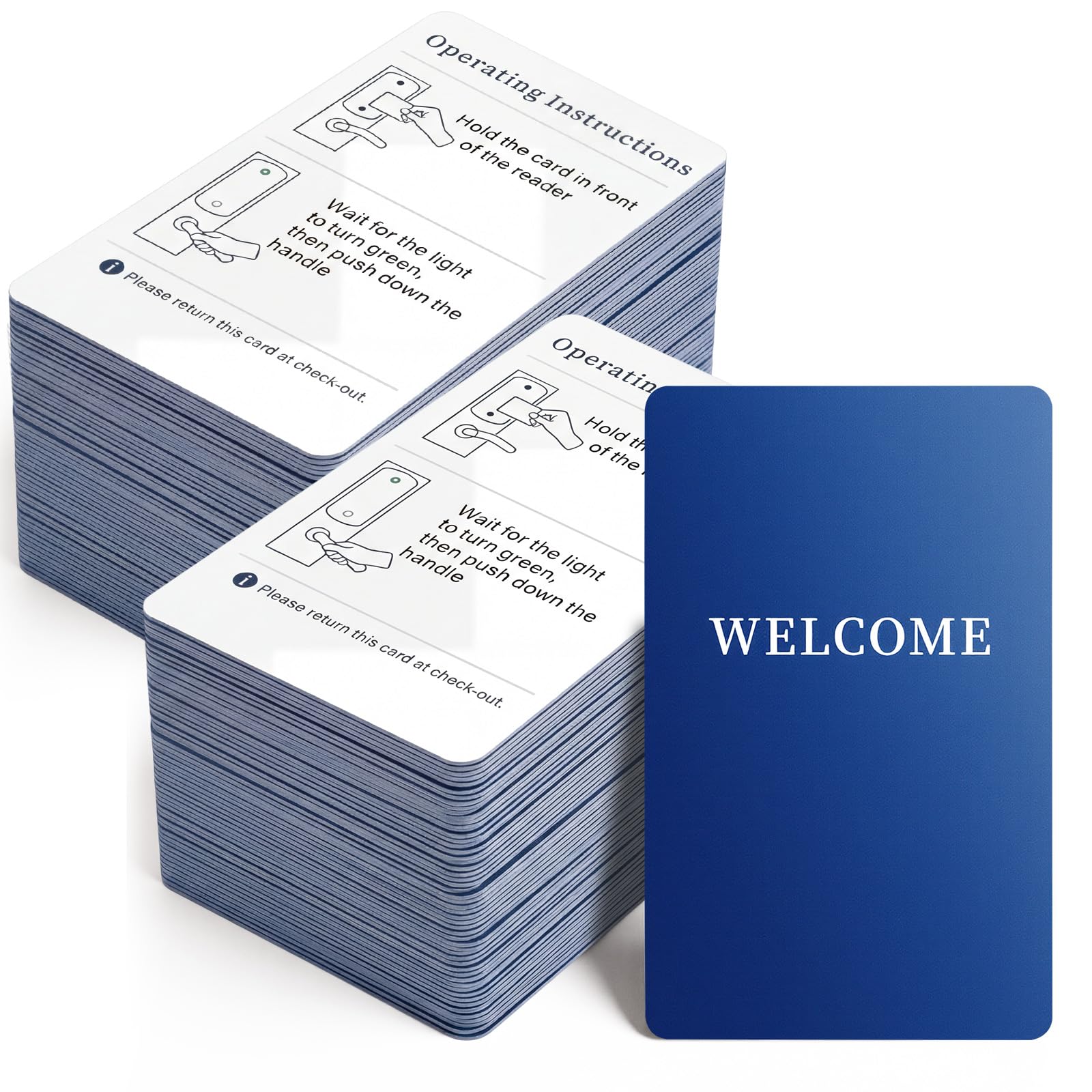 Sabary 1000 Pack Hotel RFID Key Card 13.56mhz NFC PVC Access Cards Iso14443-a Rewritable Smart Keycards Compatible with Saflok, Kaba, Onity, Miwa, Securelox and Miwa Hotel Locks