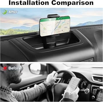 Voodonala for Jeep JK Phone Holder Mount for 2011-2018 Jeep Wrangler JK JKU, US Flag Black