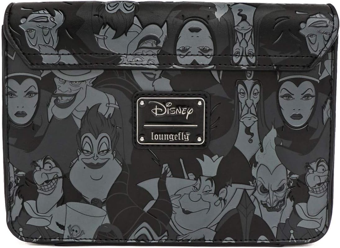 Loungefly Disney Villains Debossed Crossbody Bag