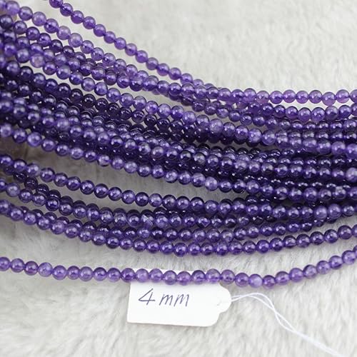 Miniatura 180 de Cuentas redondas naturales semipreciosas de piedra suelta para hacer joyas, brazaletes, collares Ojo de tigre rojo,Piedra de Yaxaita,Azul