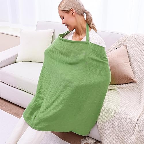 Miniatura 7 de Fundas de muselina para lactancia materna, cubierta de lactancia de privacidad, cubierta de lactancia materna, cubierta de lactancia materna para