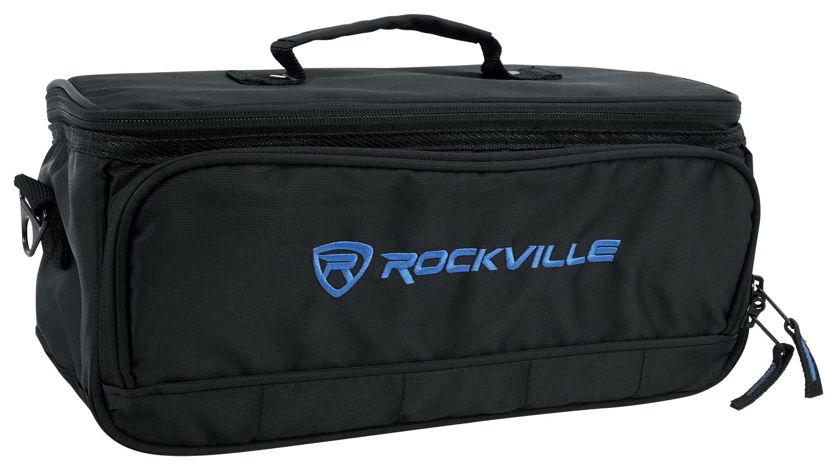 Rockville MB147 DJ-Gear Mixer Gigbag Tasche 35,6 x 17,8 x 16,5 cm (13 Zoll) Laptoptasche, doppelte Schaumstoffpolsterung, Robustes Nylon, für DJs und Musiker