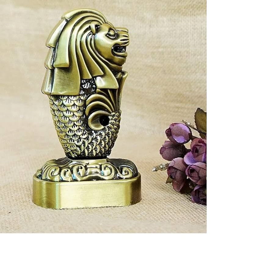 マーライオン彫刻 木製 アジアン家具 約30cm マーライオン彫刻 木製 アジアン家具 約30cm マーライオン彫刻