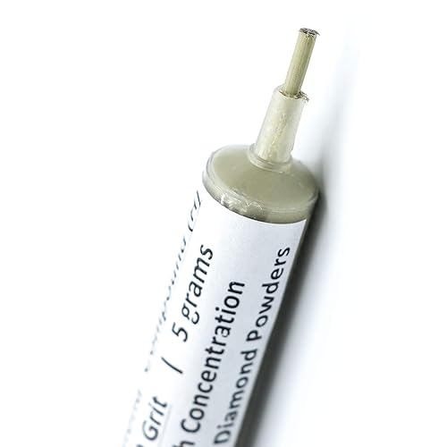 Miniatura 114 de TechDiamondTools - Pasta de pulido compuesto de diamante, grano de 5,000, 2-3 micrones para mármol, vidrio, metal, joyería, resina, plata, cromo