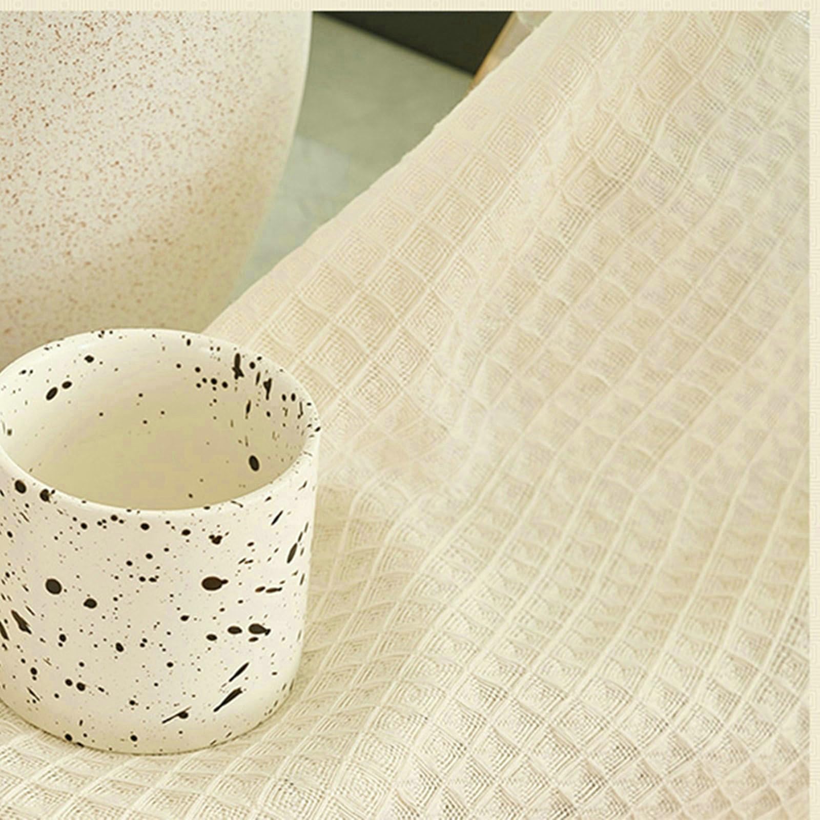 Tende Esterno, Tenda Soggiorno Moderno Beige 137X214CM Tende Finestra Texture Geometrica