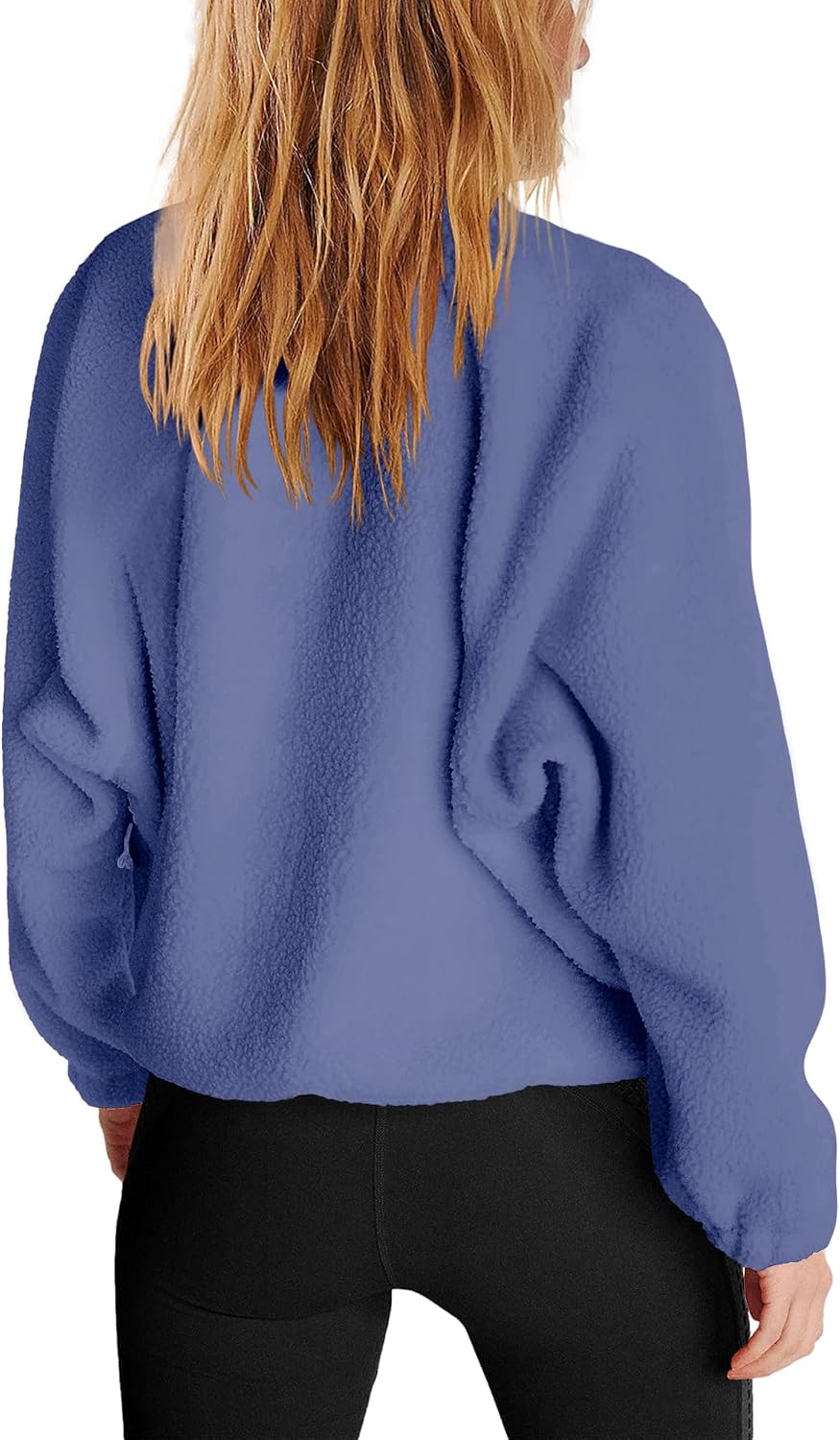Nirovien Womens Fleece Pullover Long Sleeve Sherpa Jacket Button Down Fuzzy Sweatshirt Warm Outwear with Pockets