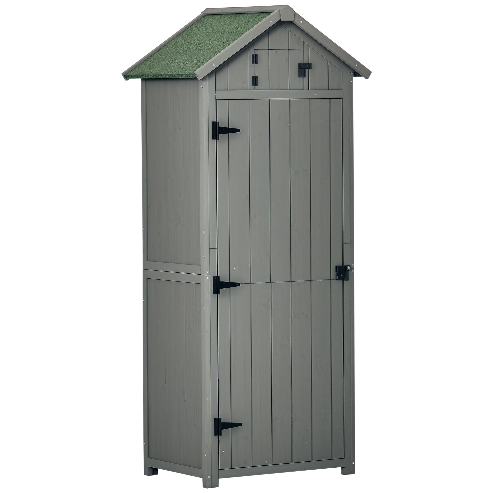 outsunny armoire de jardin bois